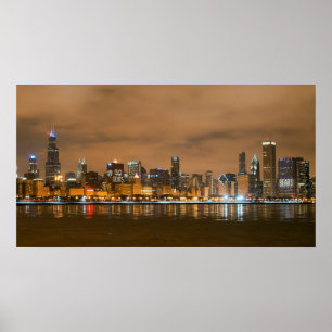 Póster Horizonte de los Chicago Bears