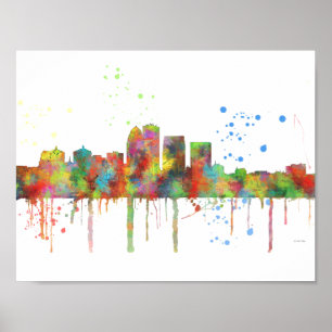 PÓSTER HORIZONTE DE LOUISVILLE, KENTUCKY