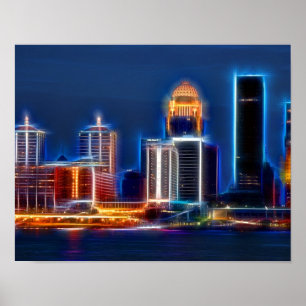 Póster Horizonte de Louisville KY