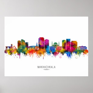 Póster Horizonte de Makhachkala Rusia