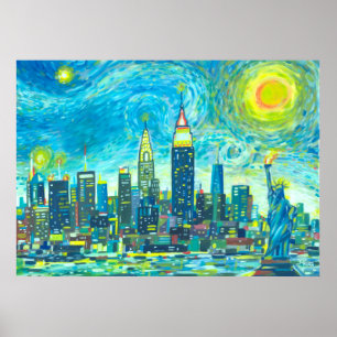 Póster Horizonte de Manhattan
