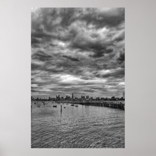 Póster Horizonte de Melbourne de St. Kilda