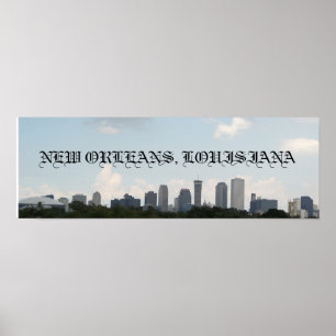 Póster Horizonte de New Orleans