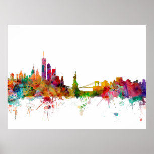 Póster Horizonte de Nueva York