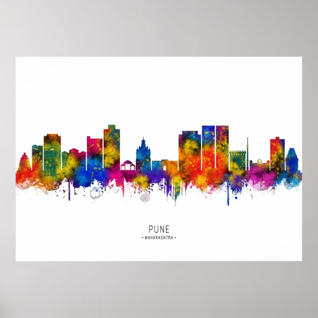 Póster Horizonte de Pune Maharashtra (Frente)