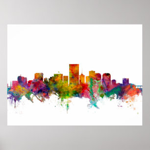 Póster Horizonte de Richmond Virginia