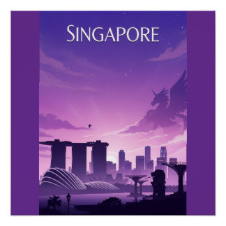 Póster Horizonte de Singapur