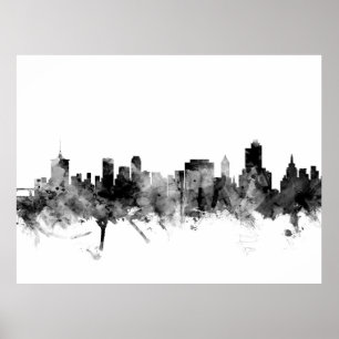 Póster Horizonte de Tulsa Oklahoma