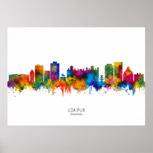 Póster Horizonte de Udaipur Rajasthan