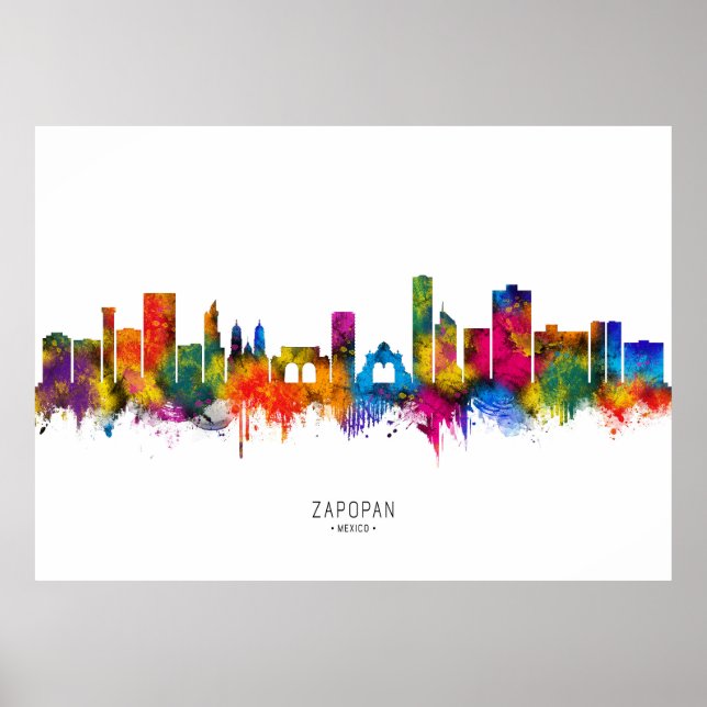 Póster Horizonte de Zapopan México (Frente)
