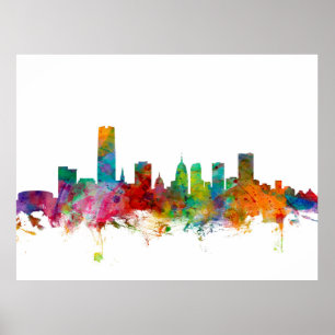 Póster Horizonte del Oklahoma City