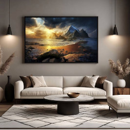 Póster Horizonte Dorado