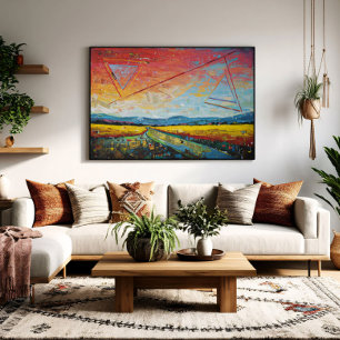 Póster Horizonte fragmentado