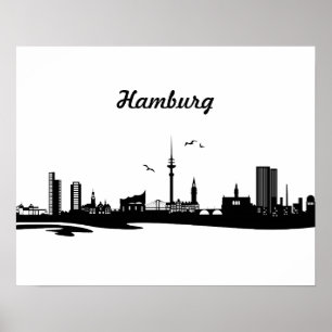 Póster Horizonte Hamburgo
