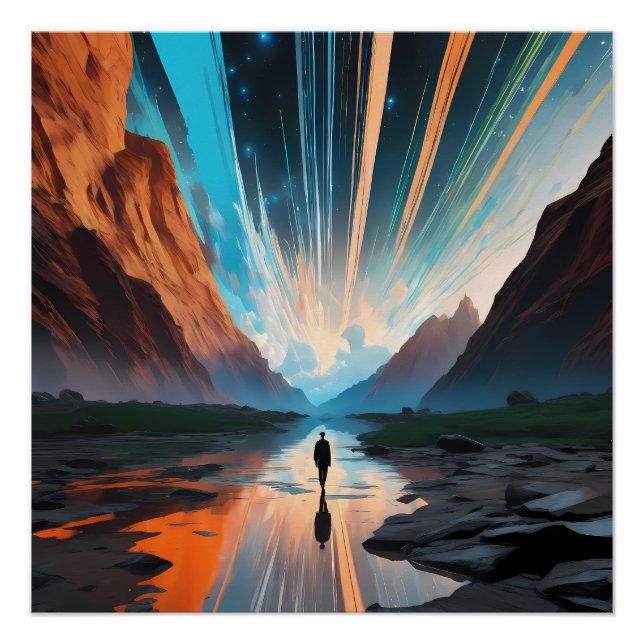 Póster Horizonte infinito (Anverso)