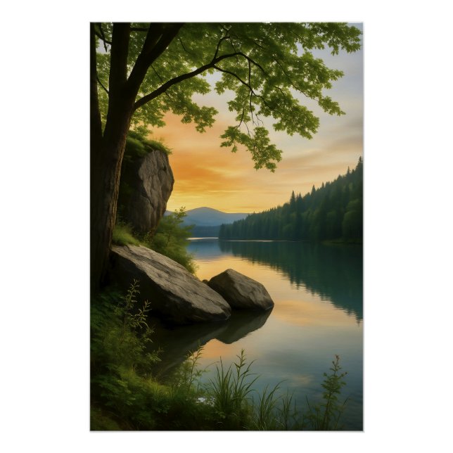 Póster Horizonte Sereno (Anverso)