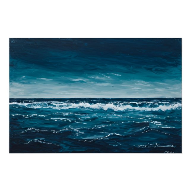 Póster Horizonte sin fin (Anverso)