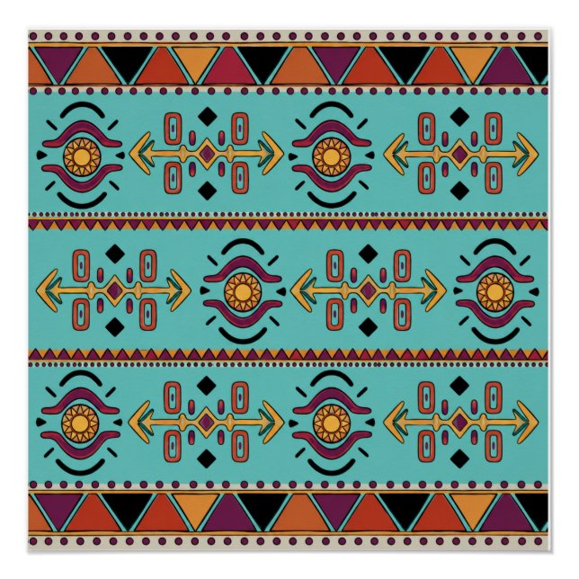 Póster Horizonte Turquesa (Anverso)