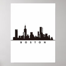 Horizonte urbano de la ciudad de Boston, horizonte