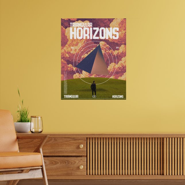 Póster Horizontes triangulares (Salón 2)