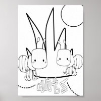 Hormigas de colores cortas