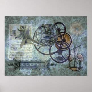 Póster Horn Steampunk Medley