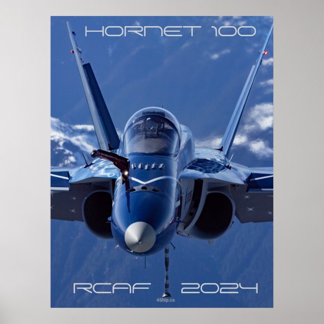 Póster Hornet 100 CF18 Demo 2024 (Frente)