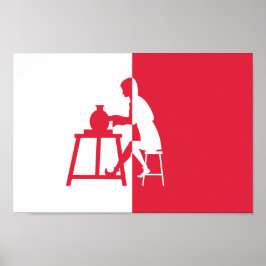 Póster Horningsea flag