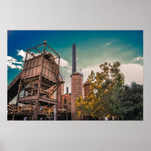 Póster Horno de Birmingham Sloss