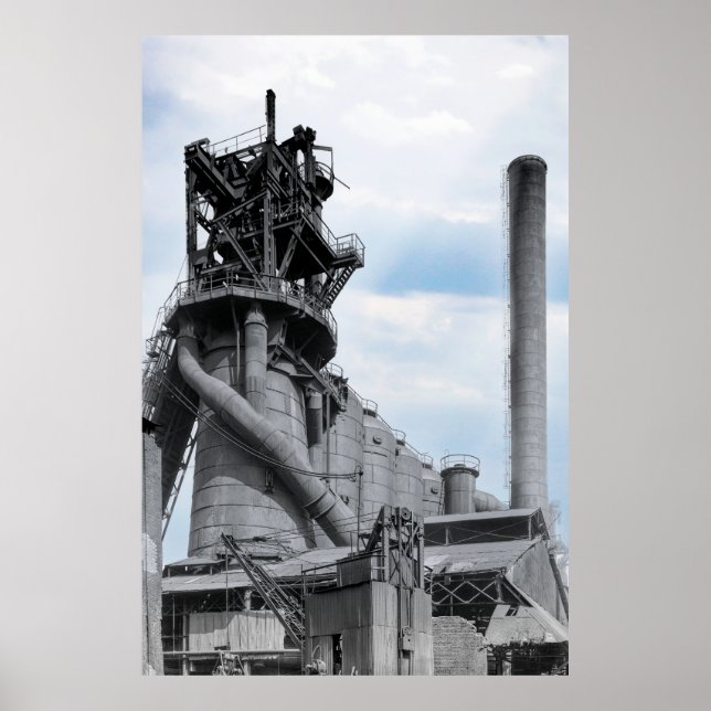 Póster Horno de explosión de acero - Segunda Revolución I (Frente)