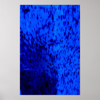 Póster Horno de tierra azul de cobalto