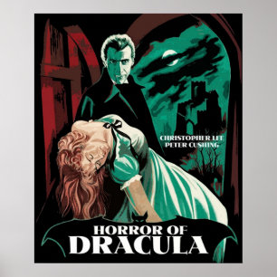 Póster Horror de Drácula