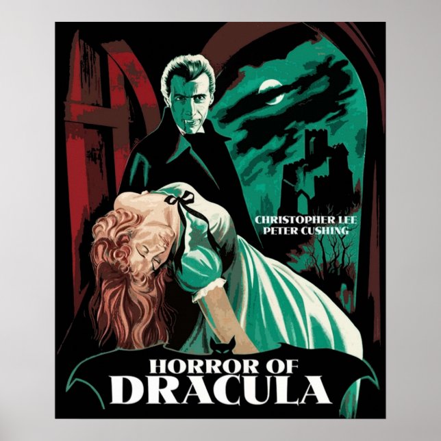 Póster Horror de Drácula (Frente)