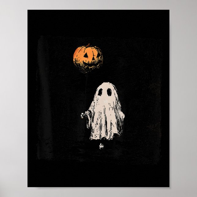 Póster Horror Fantasma Halloween Horror Caer Escena De To (Frente)