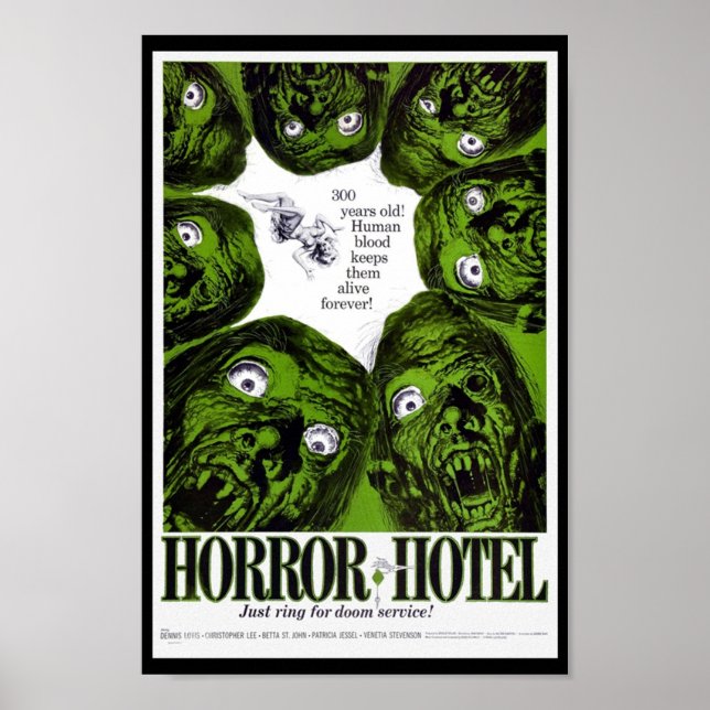 PÓSTER HORROR HOTEL (Frente)
