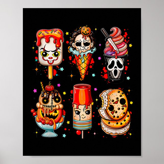 Póster Horror Película Summer Popsicle Halloween Ice Crea (Frente)