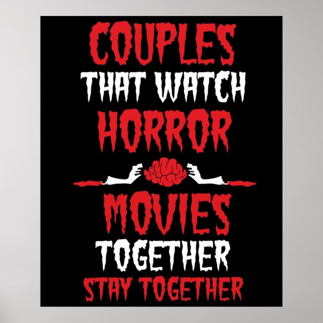 Póster Horror Películas Doble Regalo (Frente)