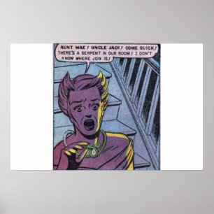 Póster Horror vintage comics 1970s   classic and retro