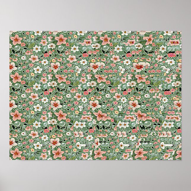 Póster HORSE By A TREE STEREOGRAM 16" x 12", No Frame (Frente)