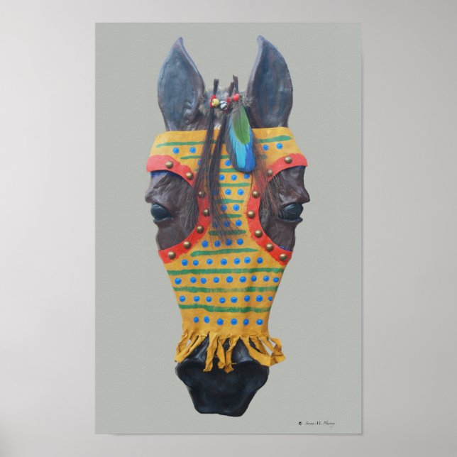 Póster Horse Mask 2 (Frente)