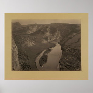 Póster Horse Shoe Canyon, Green River, 1872
