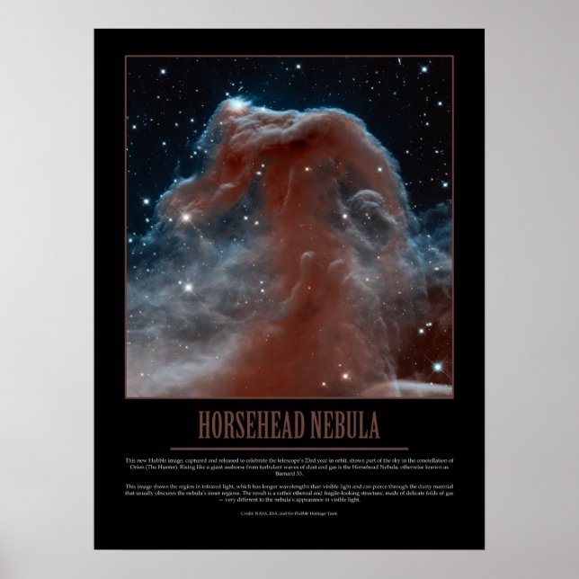 Póster HORSEHEAD NEBULA - Hubble (Frente)