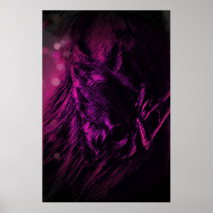 Póster HorseOnPurple - Poster