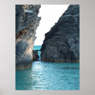 Póster Horseshoe Beach Bermuda