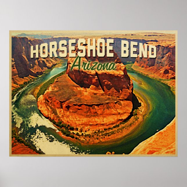 Póster Horseshoe Bend Arizona (Frente)