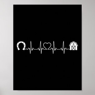 Póster Horsesnice Ss Cum Ss Barn Heartbeat Rid Caballo