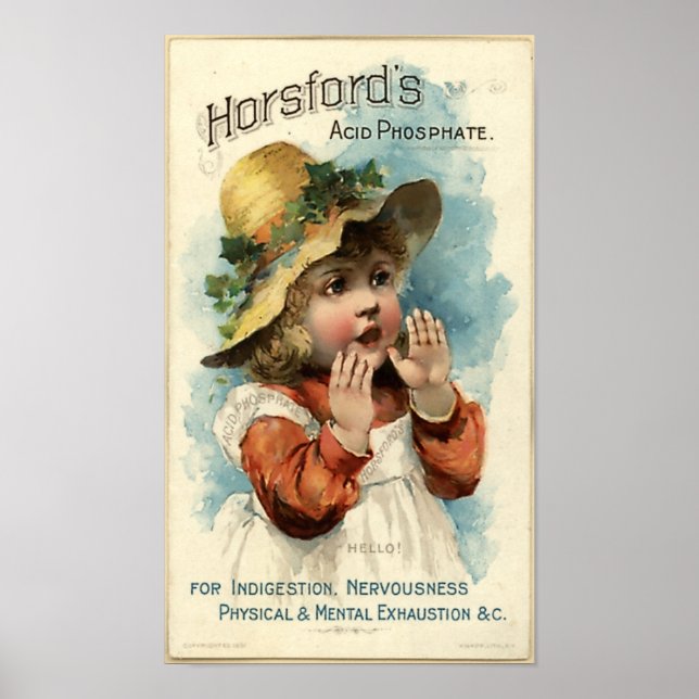 Póster Horsford - 1898 (Frente)