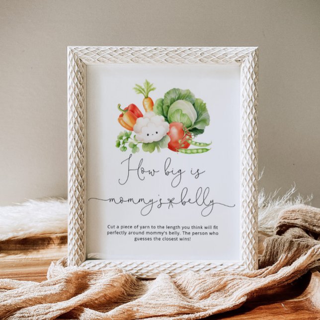 Póster Hortalizas jardín lo grande que es el juego del vi (Subido por el creador)