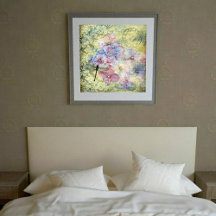 Hortensia Dragonfly Sello Grunge