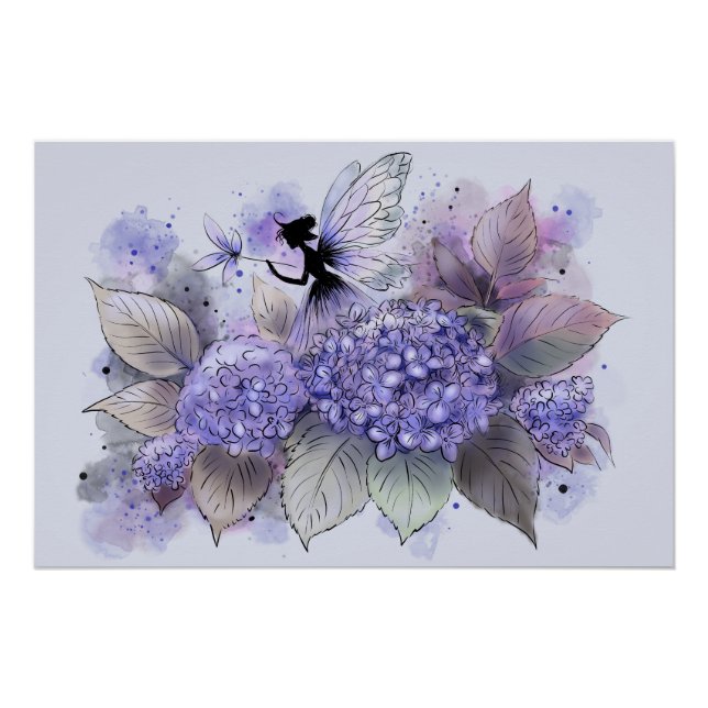 Póster Hortensia Hada (Anverso)